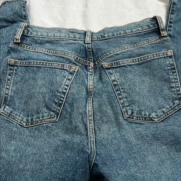 Free People’s We The Free Blue Ankle Cropped with Classic Medium Wash Size 30 - Picture 6 of 7